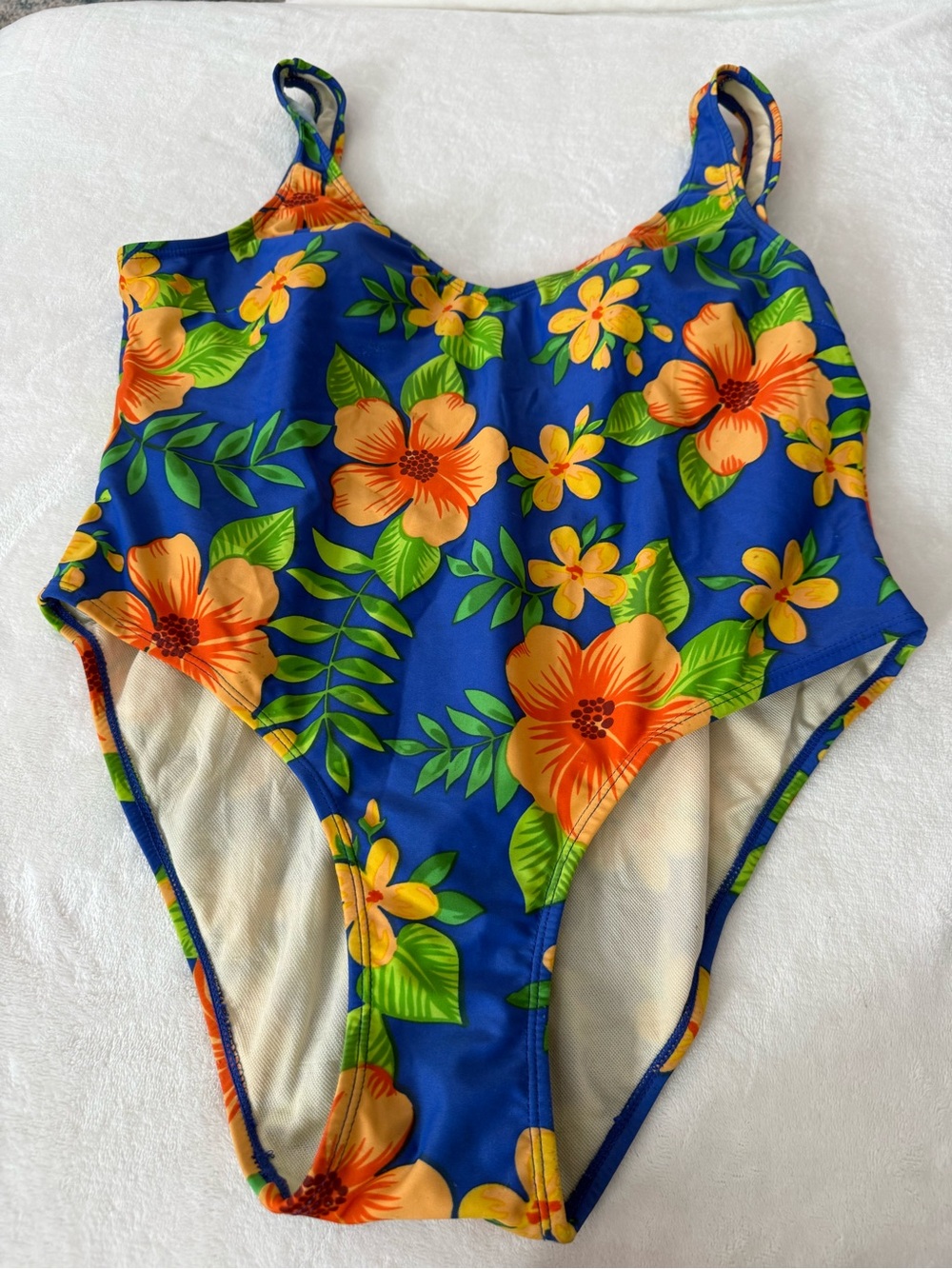 Sabree Women’s Colorful One-piece Swimsuit Size 16  E16